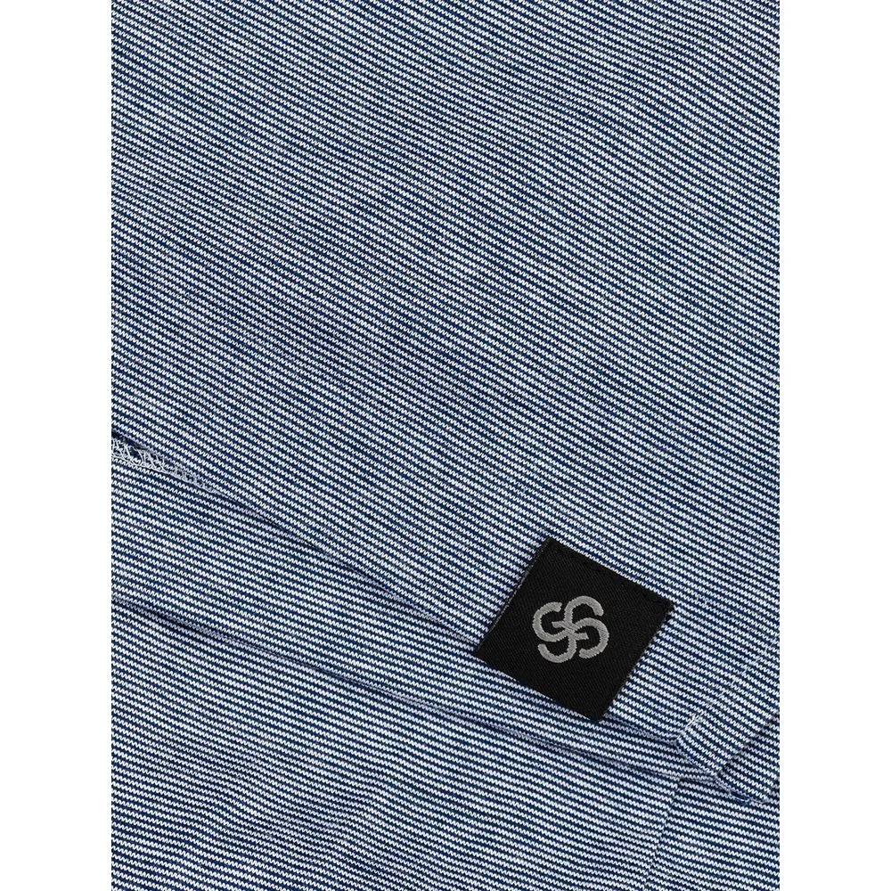 Gran Sasso Elegant Blue Cotton Polo for Refined Style