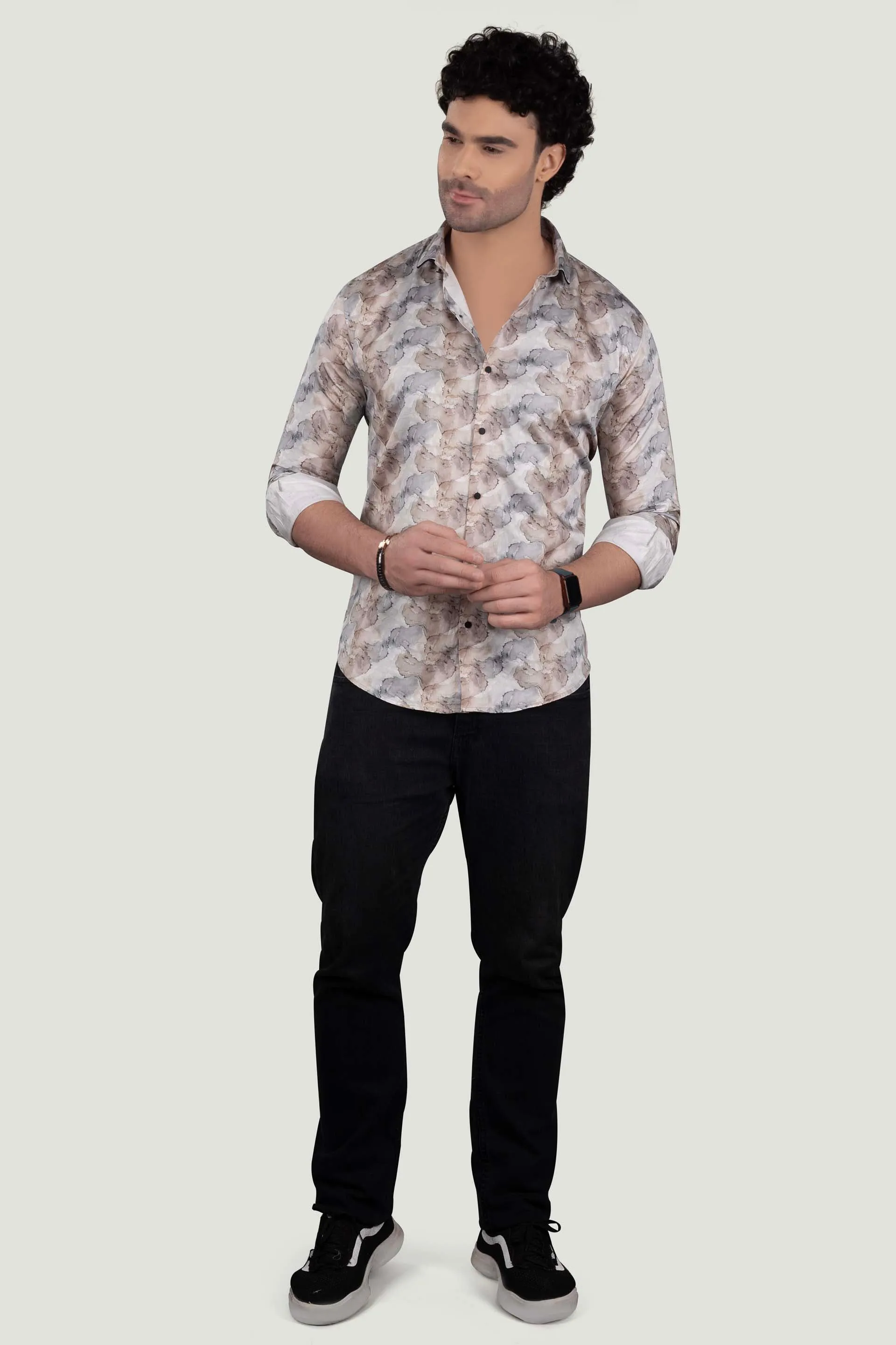 Grayson Multi Giza Cotton Club Wear Shirt