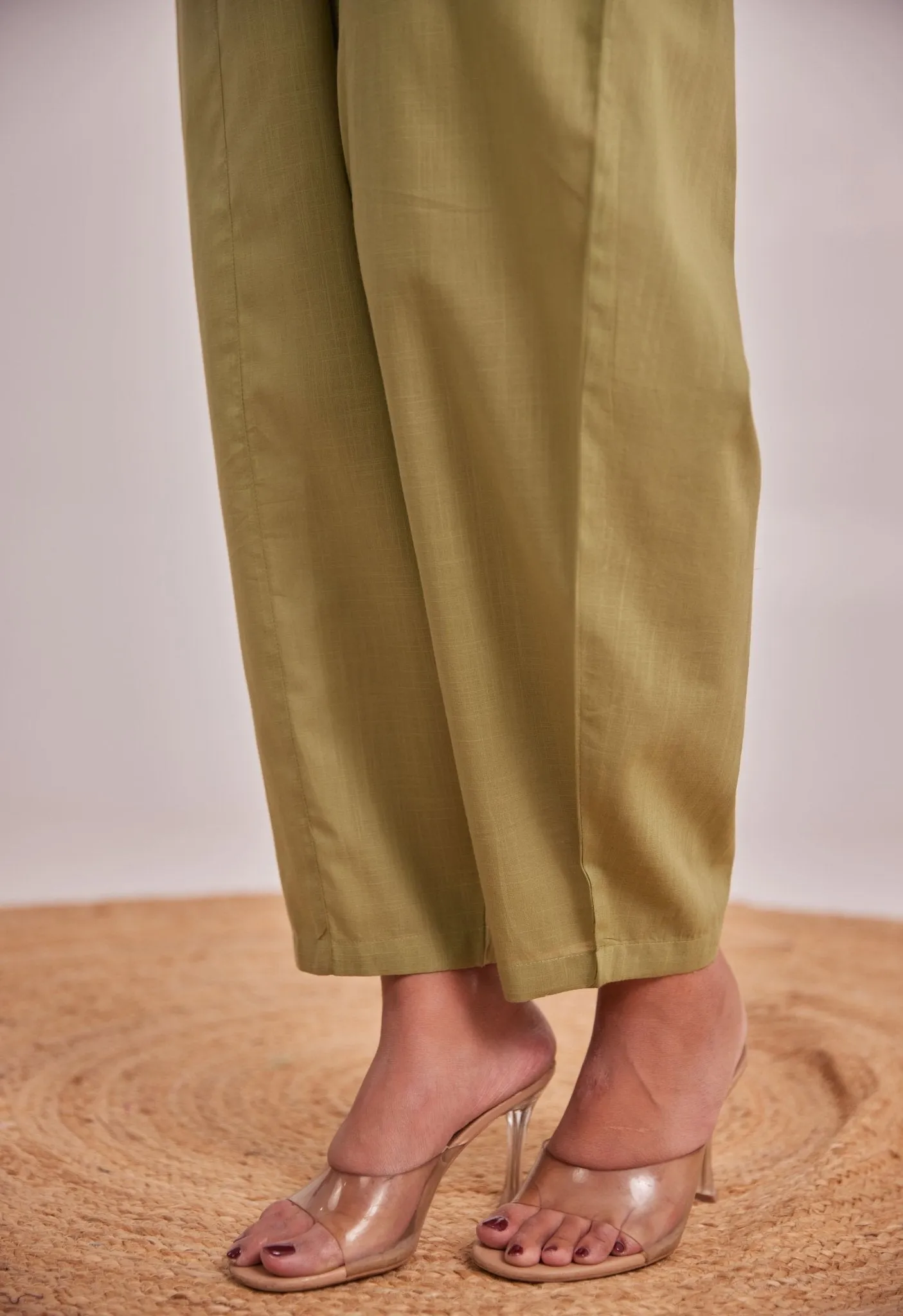 Green Embroidered Co-ord Set
