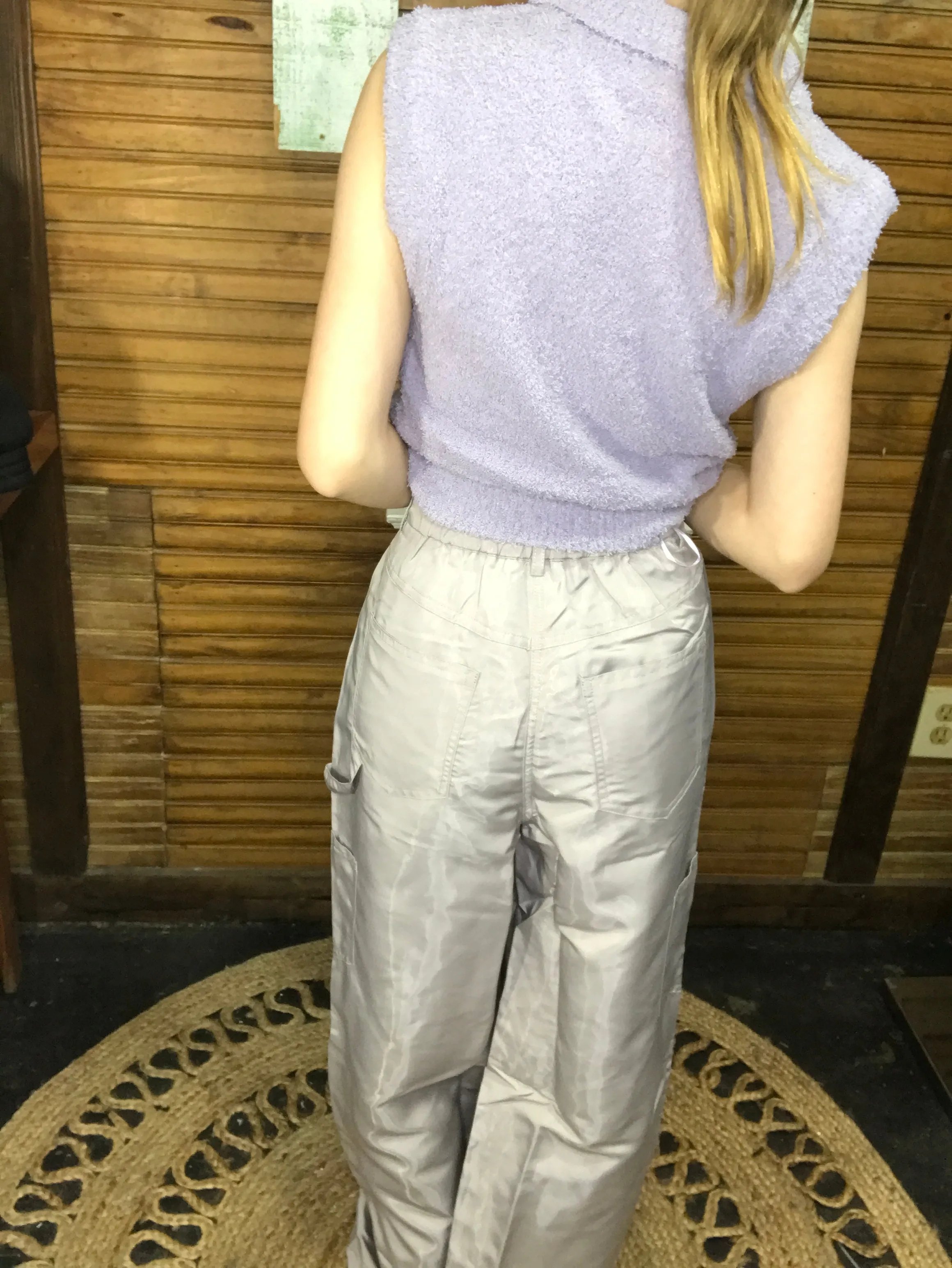 Grey Cargo Pants