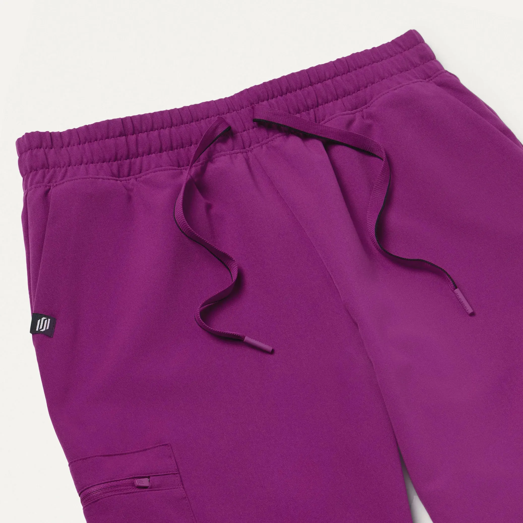 Jaanuu Women's Neo Everyday Cargo Scrub Jogger - Vivid Purple