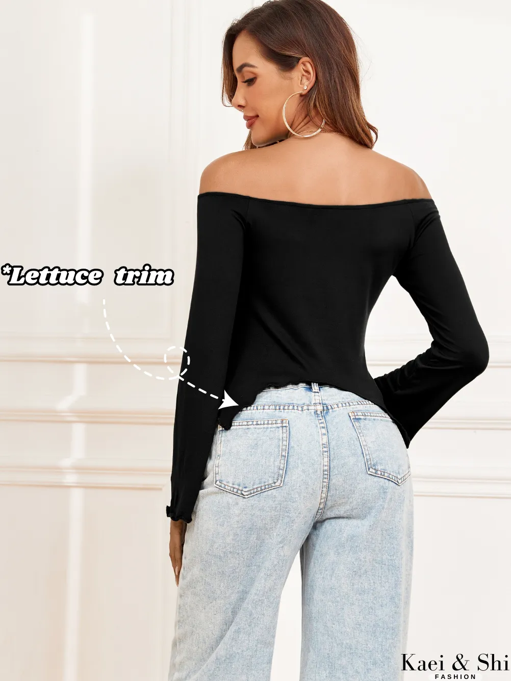 Kaei&Shi Women's 2000s Tops Tie Front, Off Shoulder Crop Top, Ruched Bust Shirts