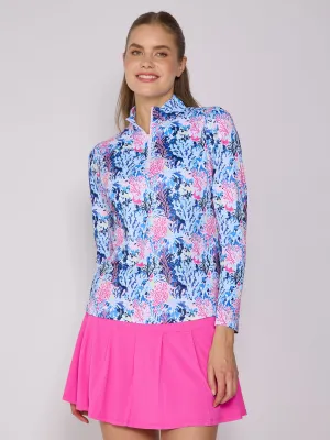 Kate Mock Neck Half Zip Top: Sleek, Versatile Layer for All Seasons