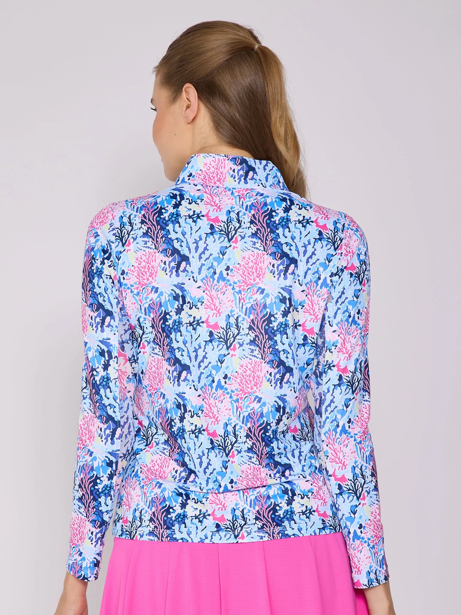 Kate Mock Neck Half Zip Top: Sleek, Versatile Layer for All Seasons
