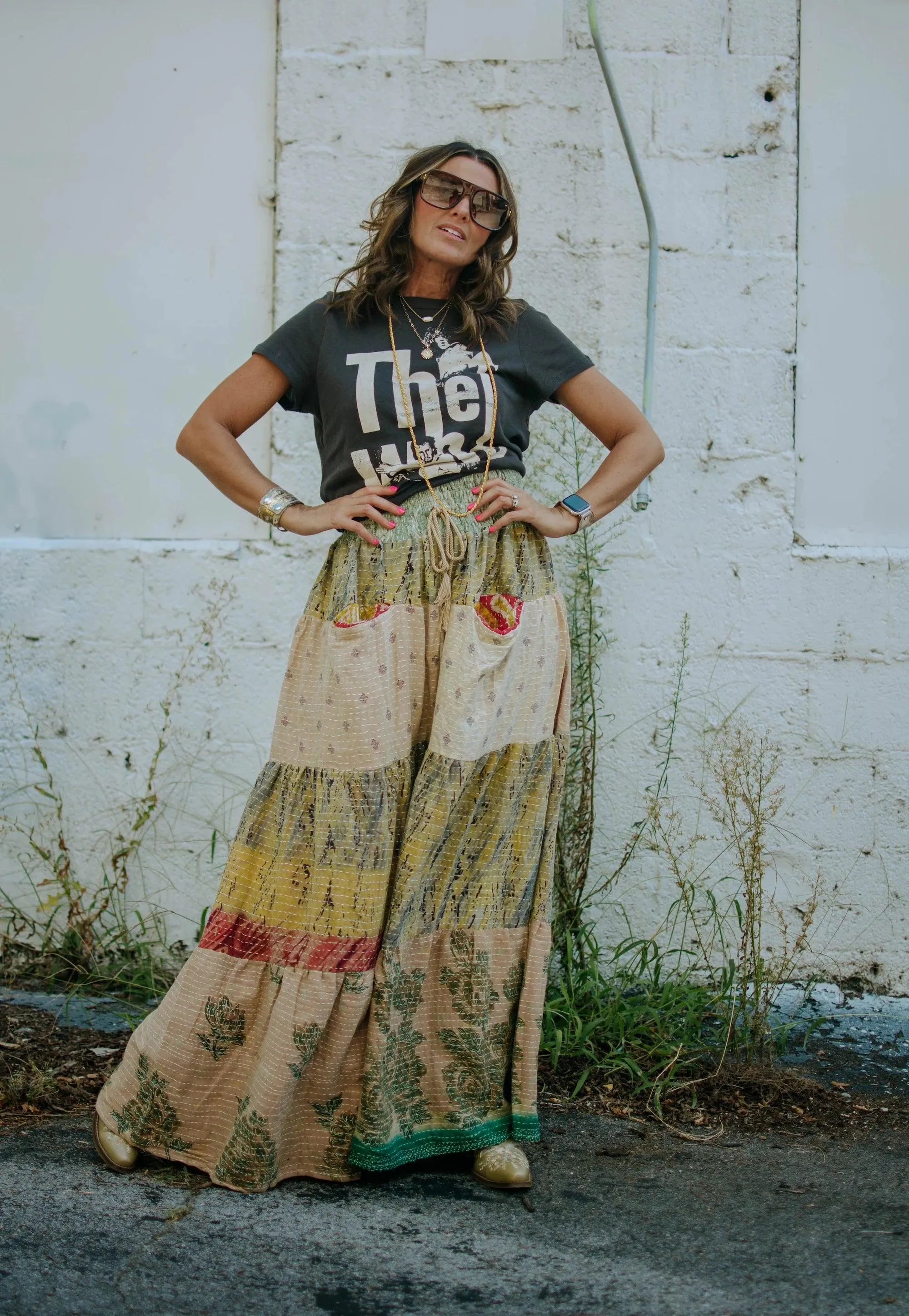 Lotus Wide Leg Pants #104 by Kantha Bae