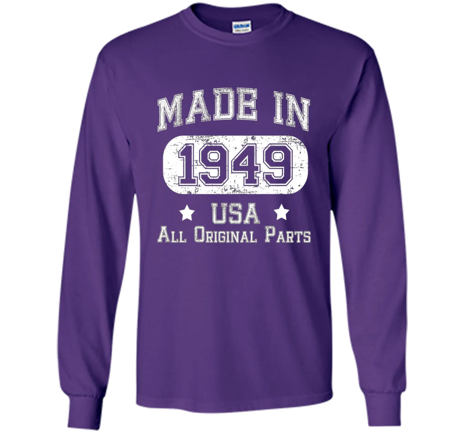 Made In 1949 - USA All Original Parts - Birthday T Shirt