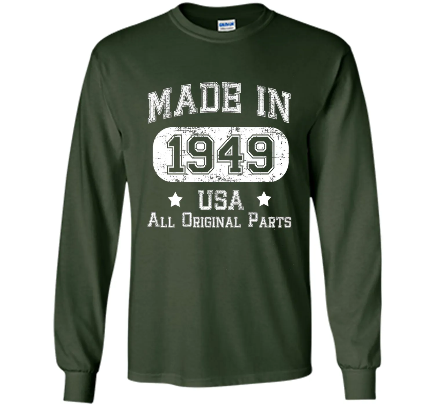 Made In 1949 - USA All Original Parts - Birthday T Shirt