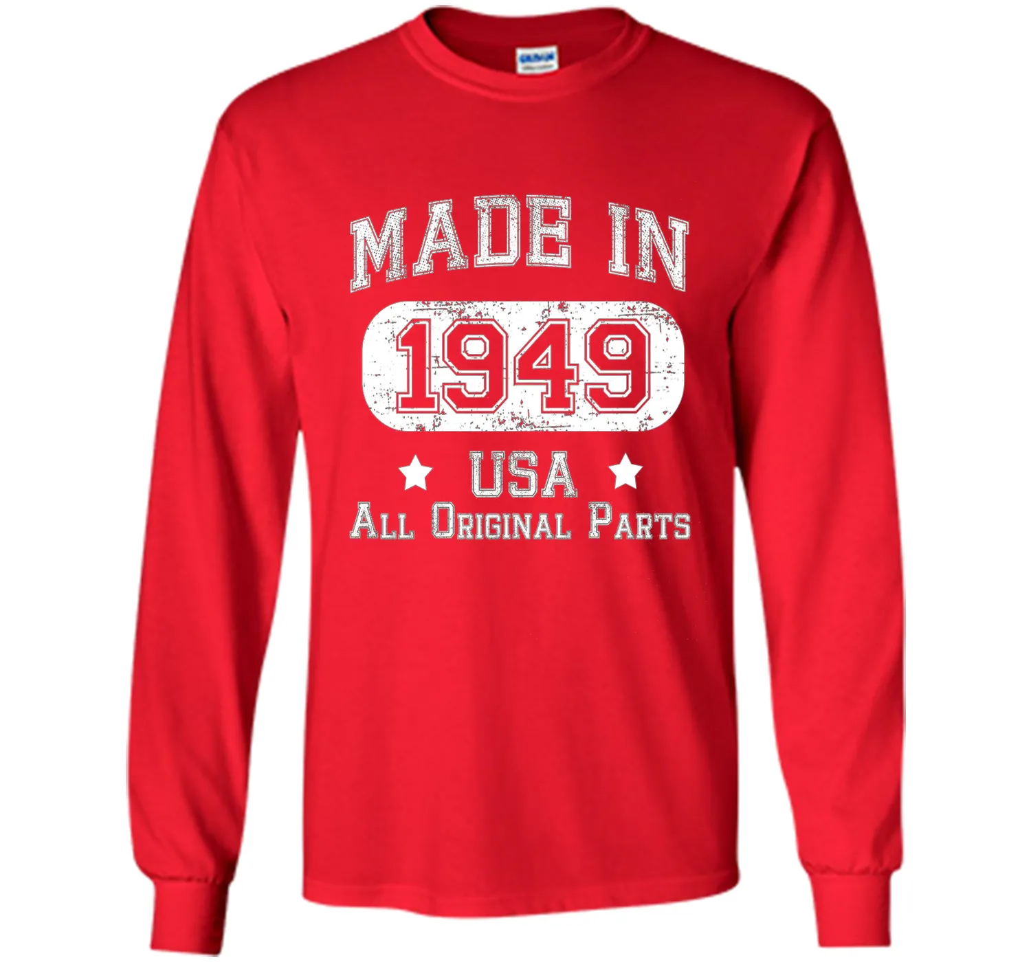 Made In 1949 - USA All Original Parts - Birthday T Shirt