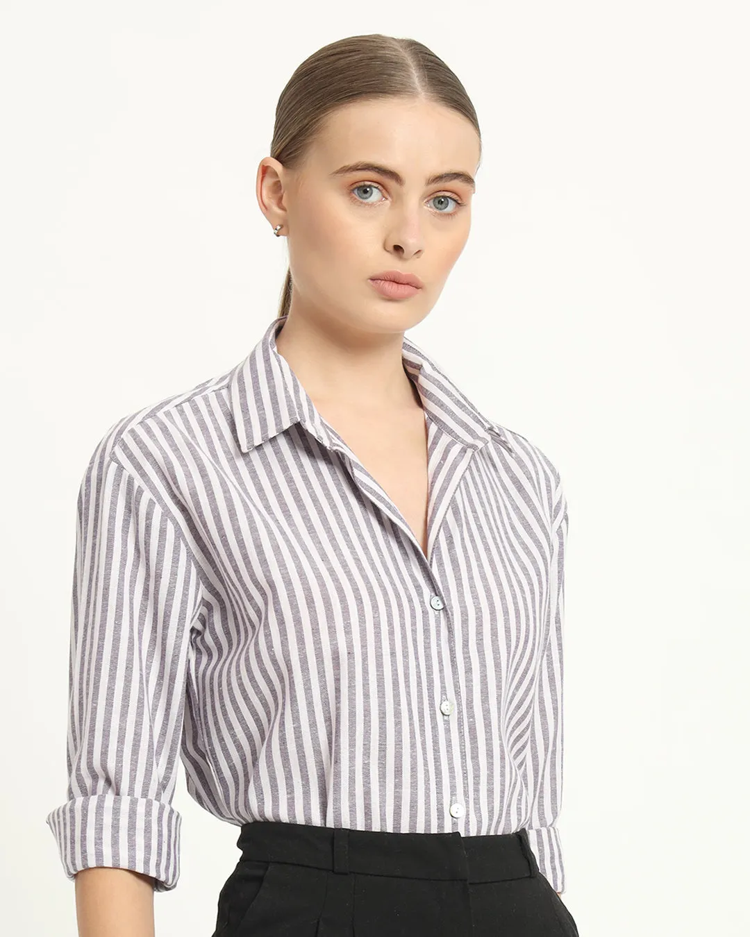 Mauve Mirage Stripe Formal Shirt