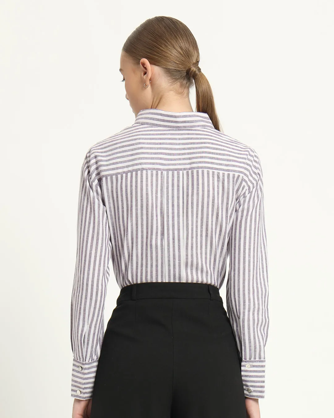 Mauve Mirage Stripe Formal Shirt