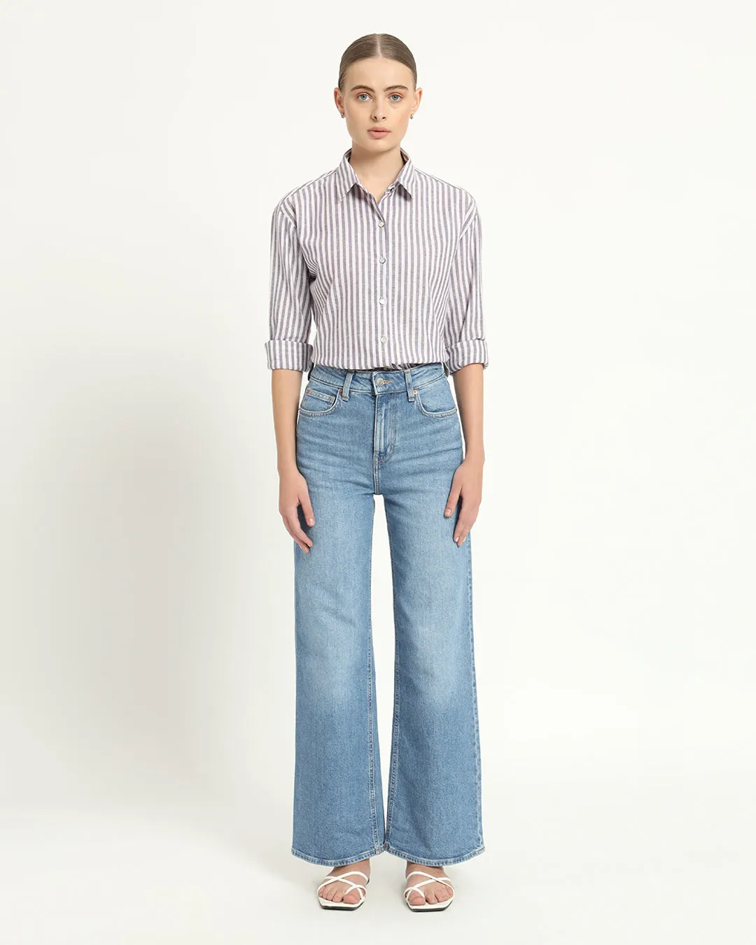 Mauve Mirage Stripe Formal Shirt