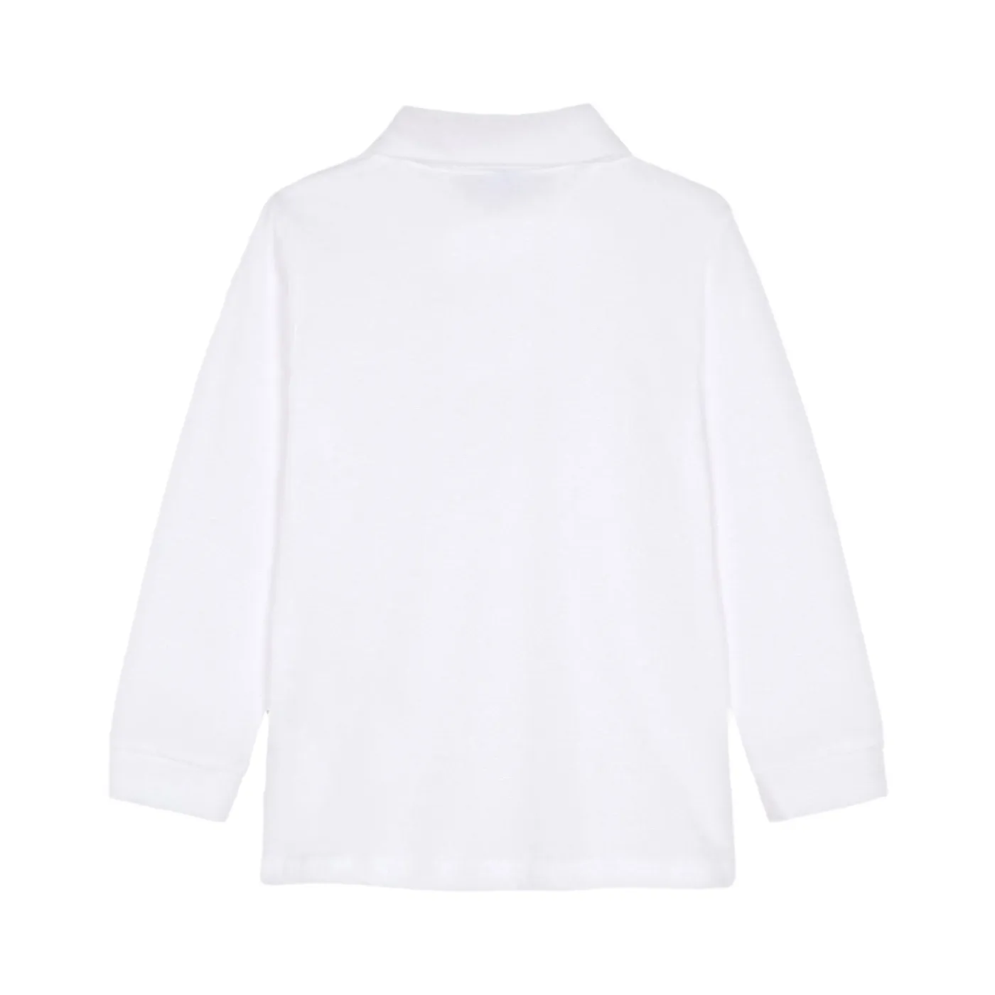 Mayoral Mini Basic L/S Polo_ White 30190-1