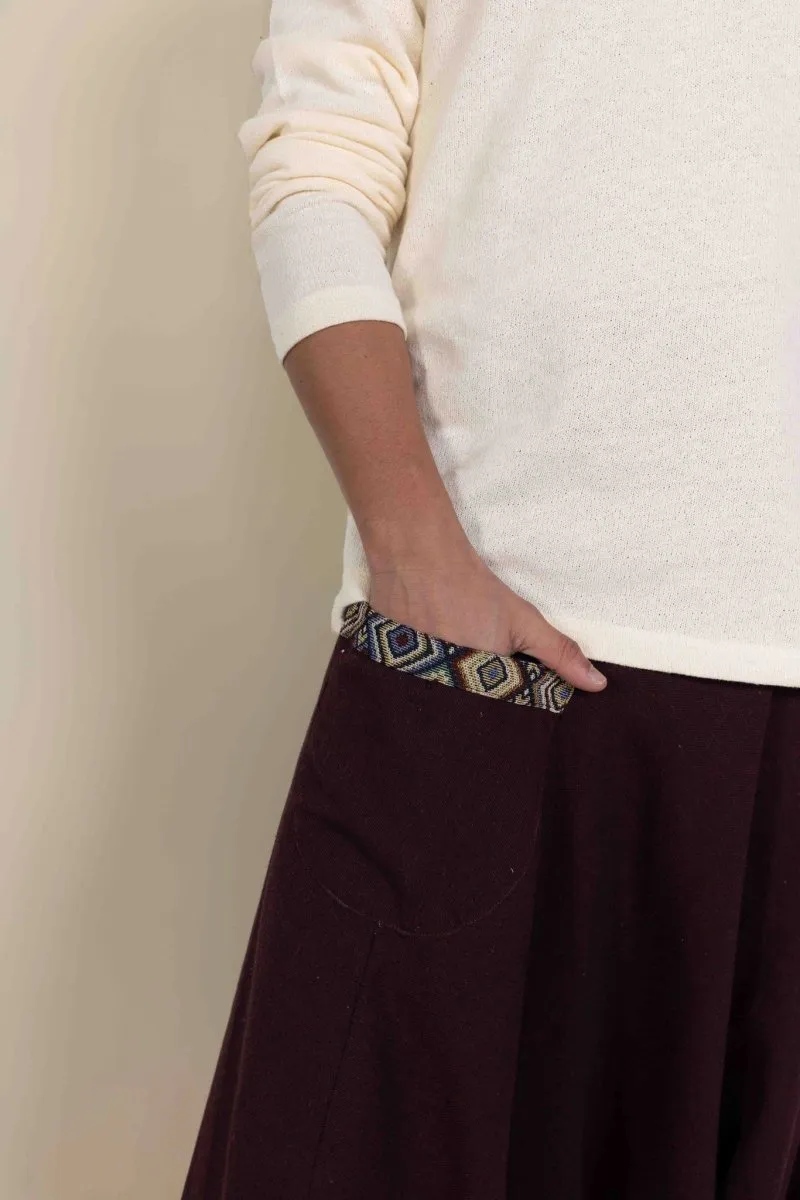 Men's Aladdin Harem Pants | Maroon