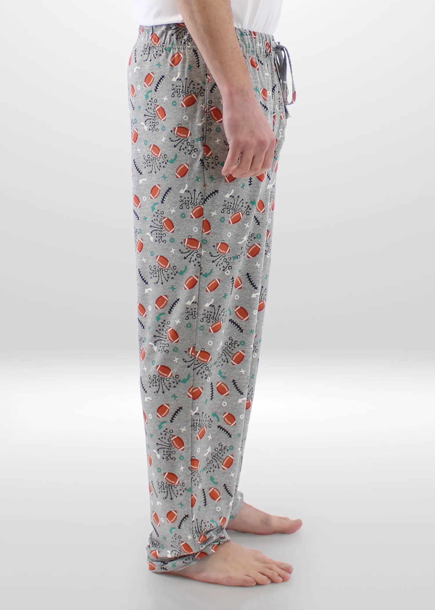 Mens Football Pajama - Knit Jogger