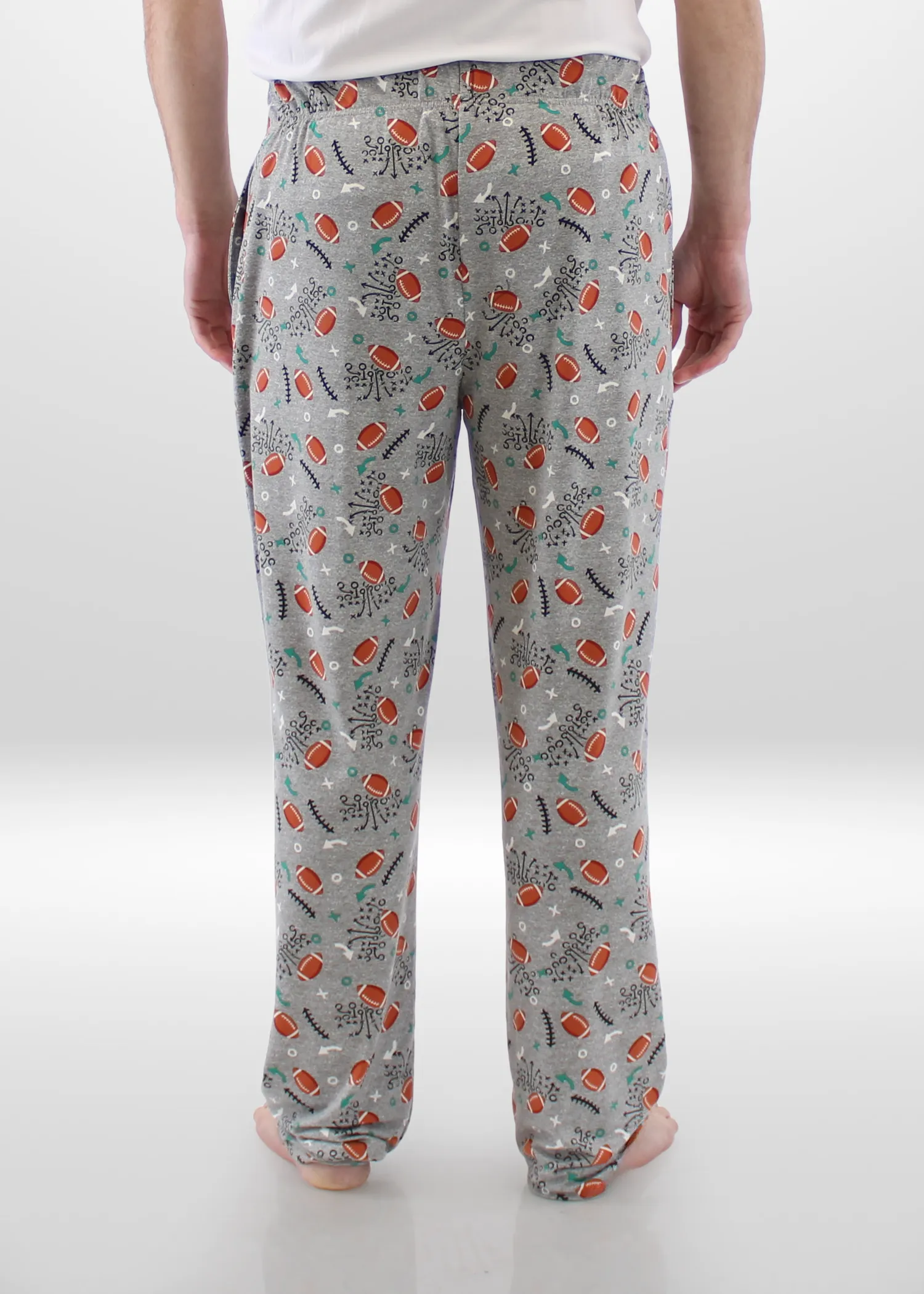 Mens Football Pajama - Knit Jogger
