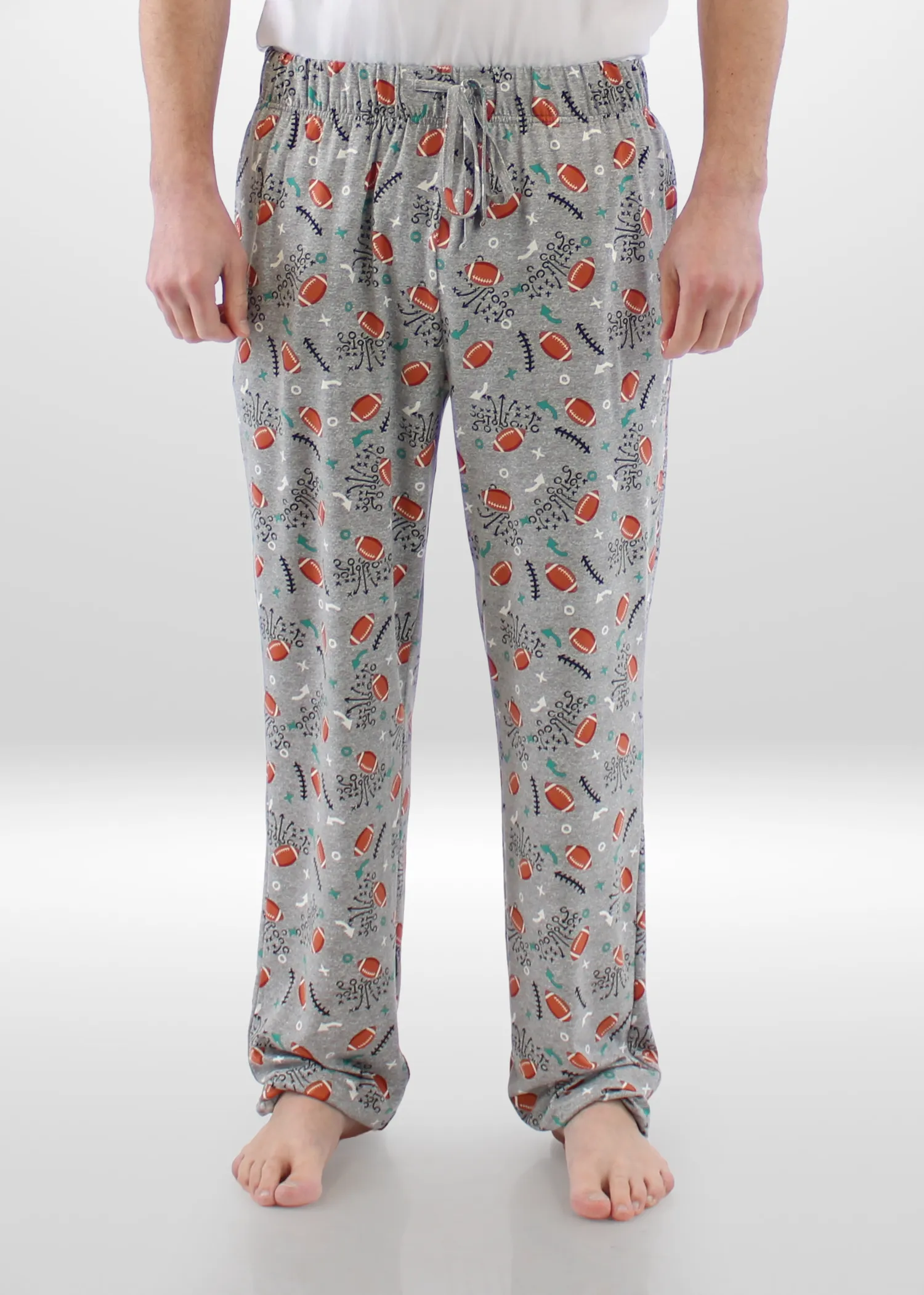 Mens Football Pajama - Knit Jogger