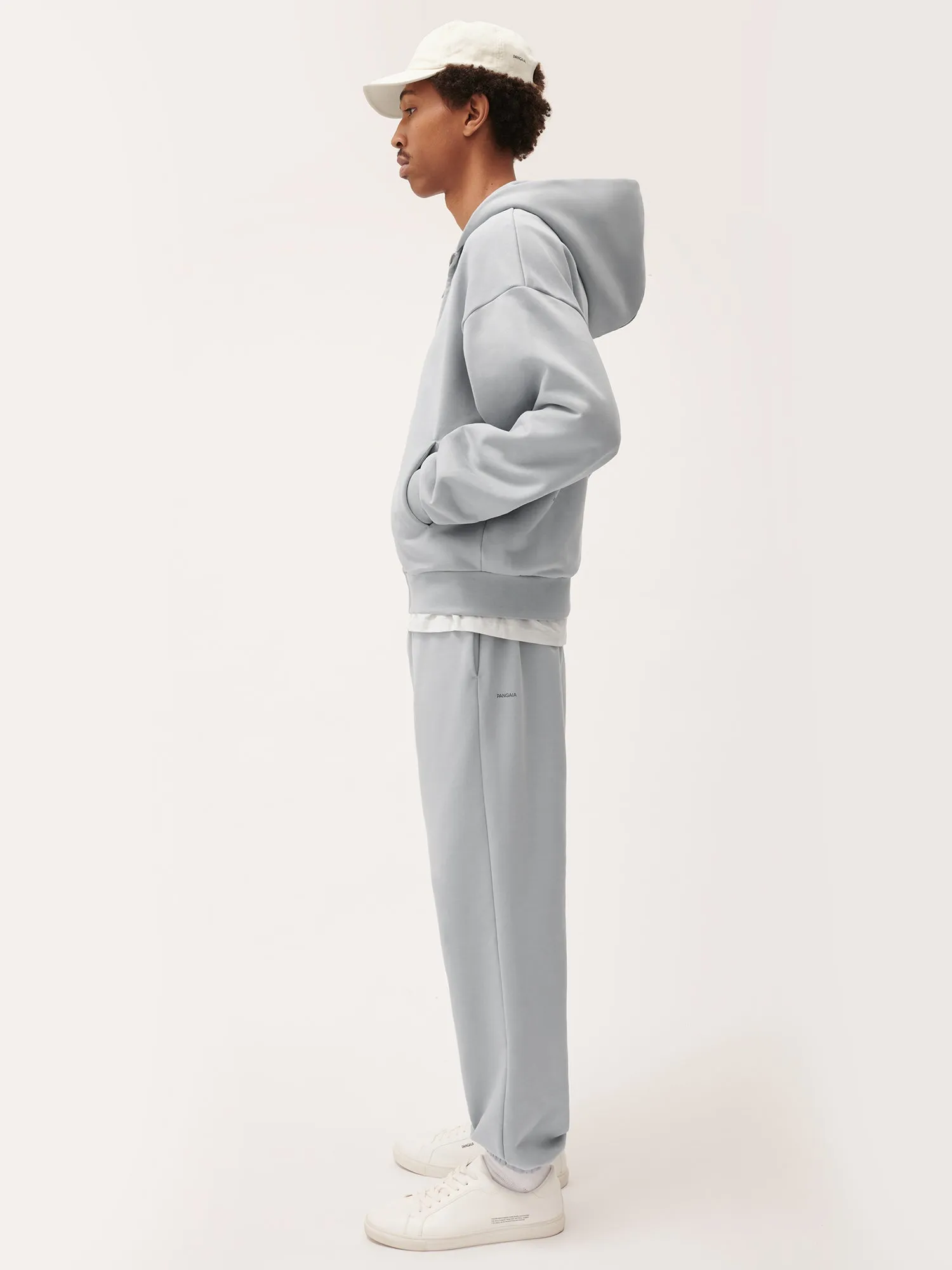 Mens Natural Dye Track Pants—midnight fog grey