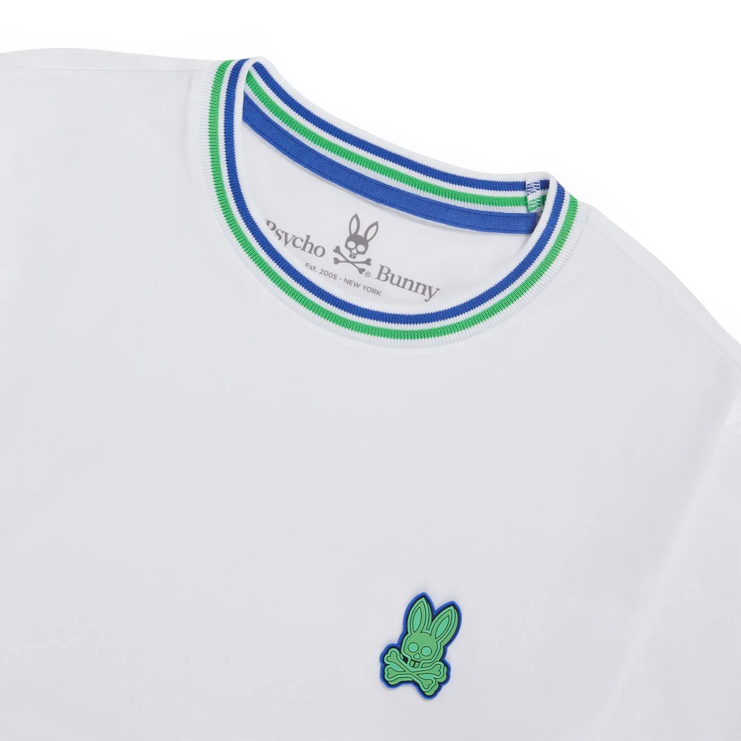 Men's Psycho Bunny Banks Fashion Tee White