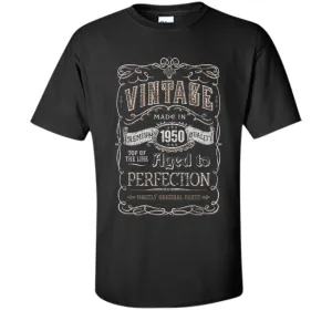 Men's Vintage Made In 1950 - 66th Birthday Gift T-Shirt