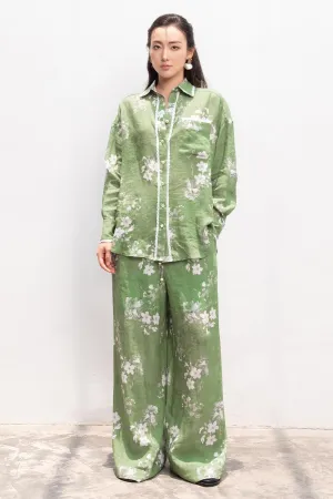 Miriam Straight Collared Neck Linen Shirt