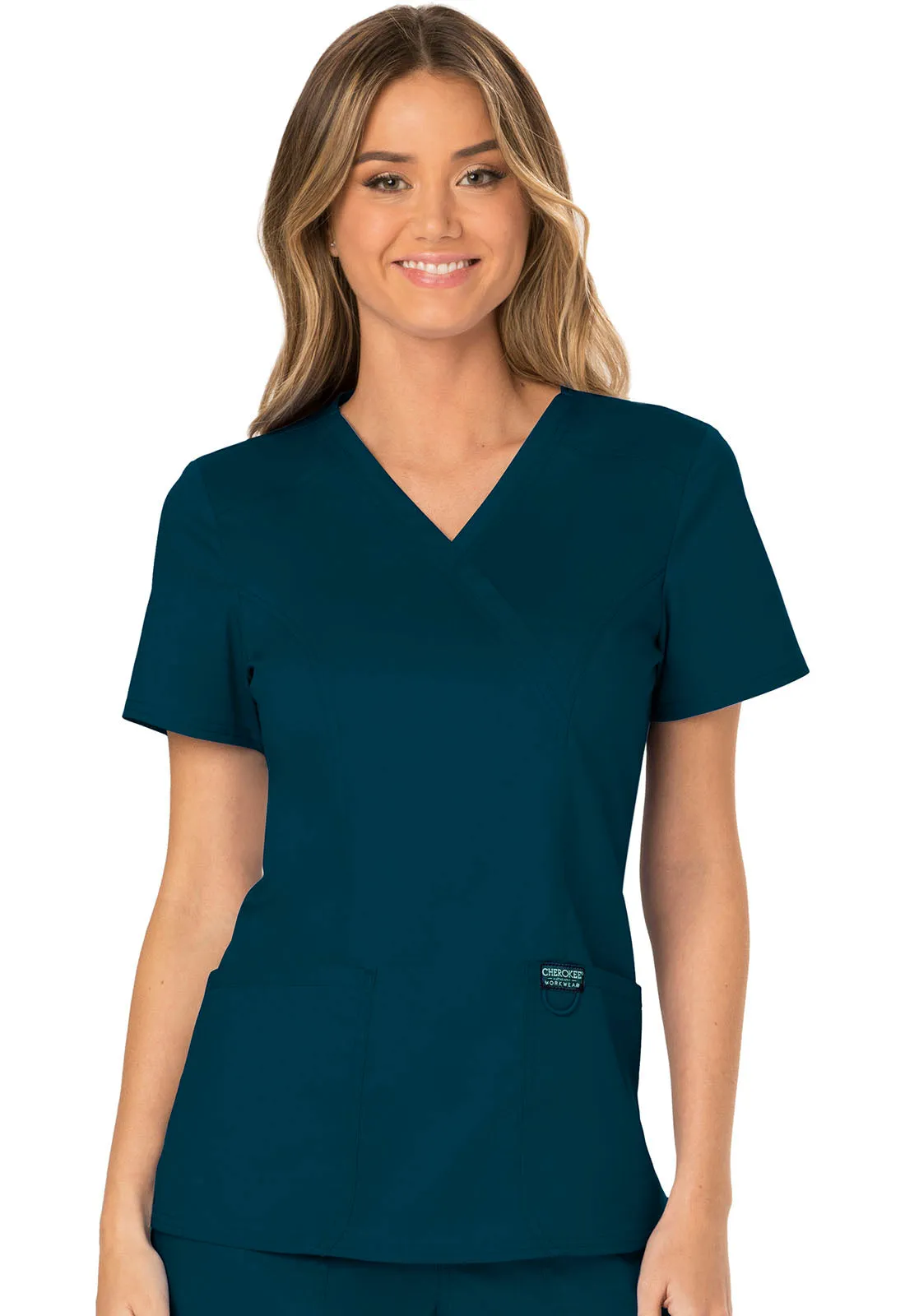 Mock Wrap Top Tops  WW610