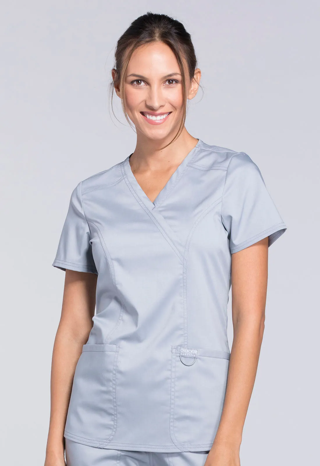 Mock Wrap Top Tops  WW610