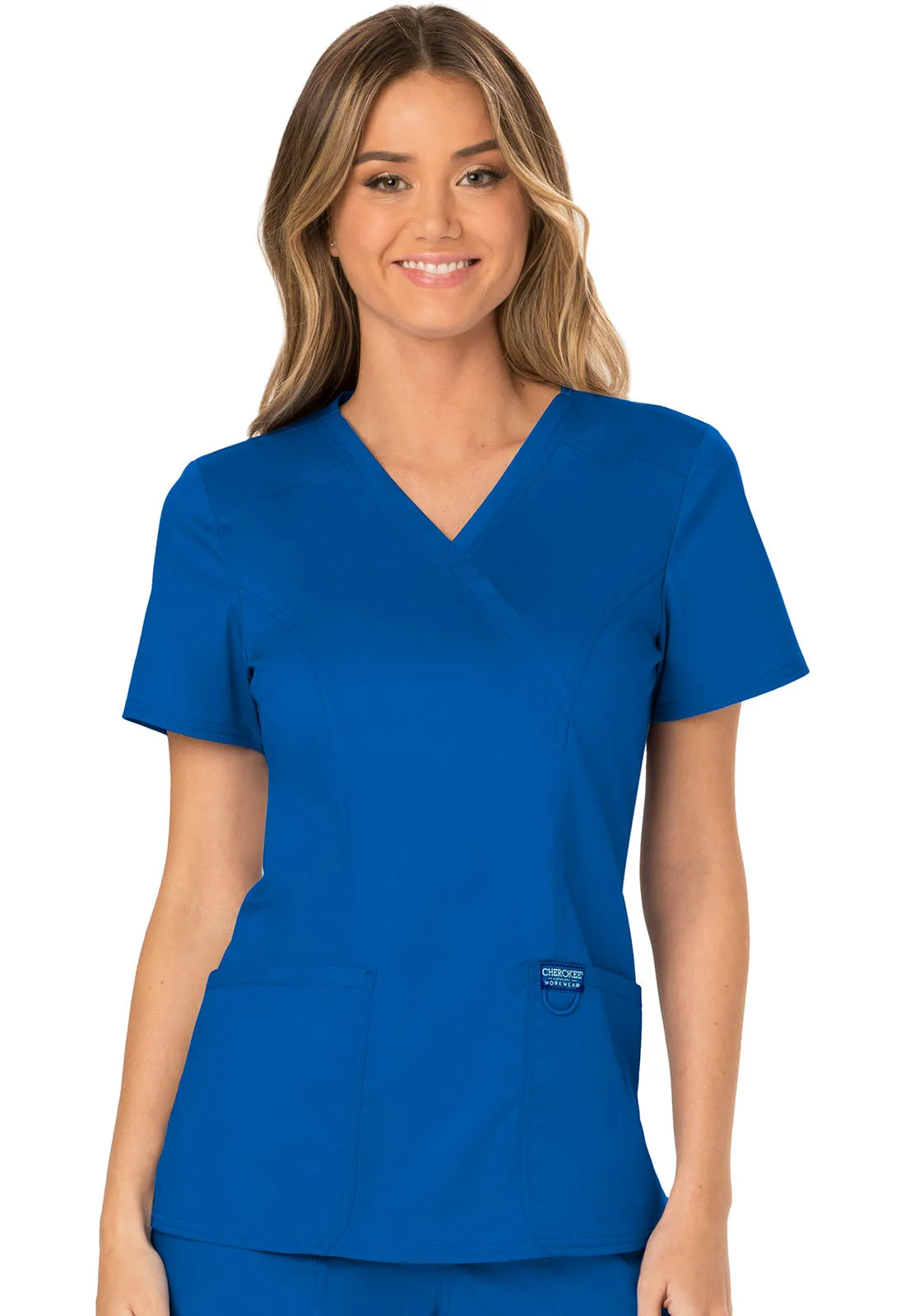 Mock Wrap Top Tops  WW610