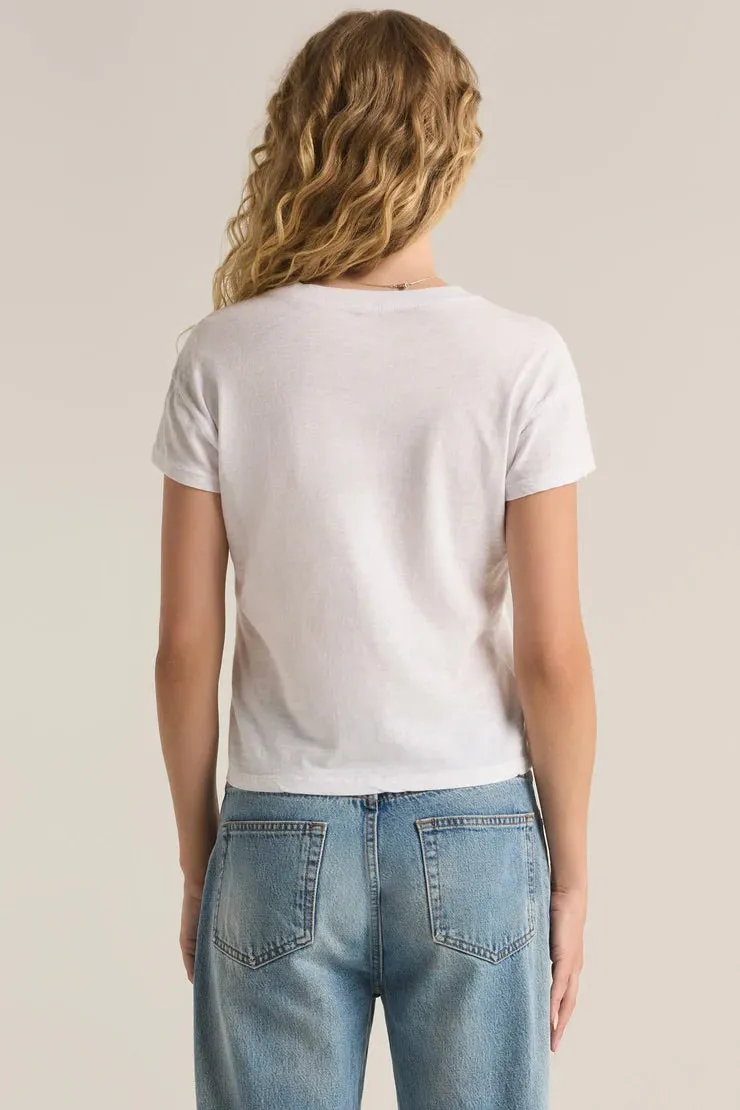 Modern Slub Tee - White