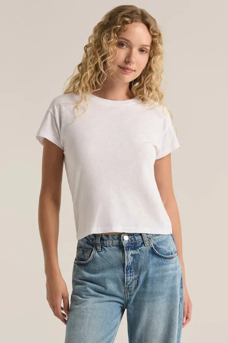 Modern Slub Tee - White