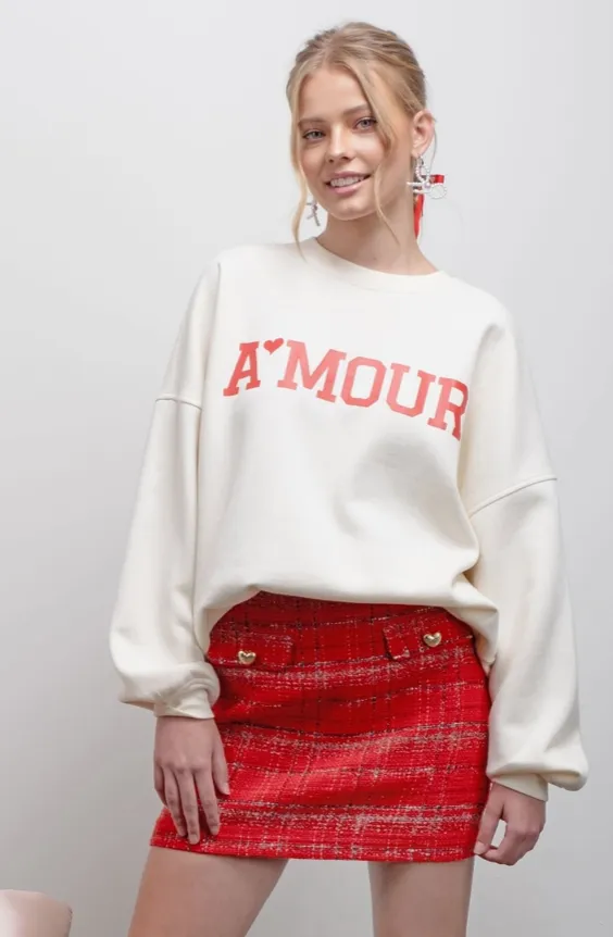 Mon Amour Crew Neck