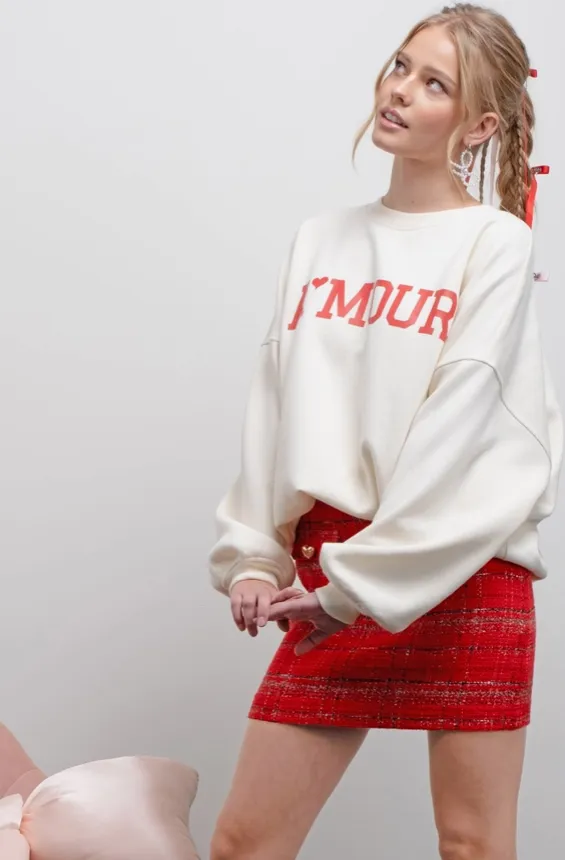 Mon Amour Crew Neck