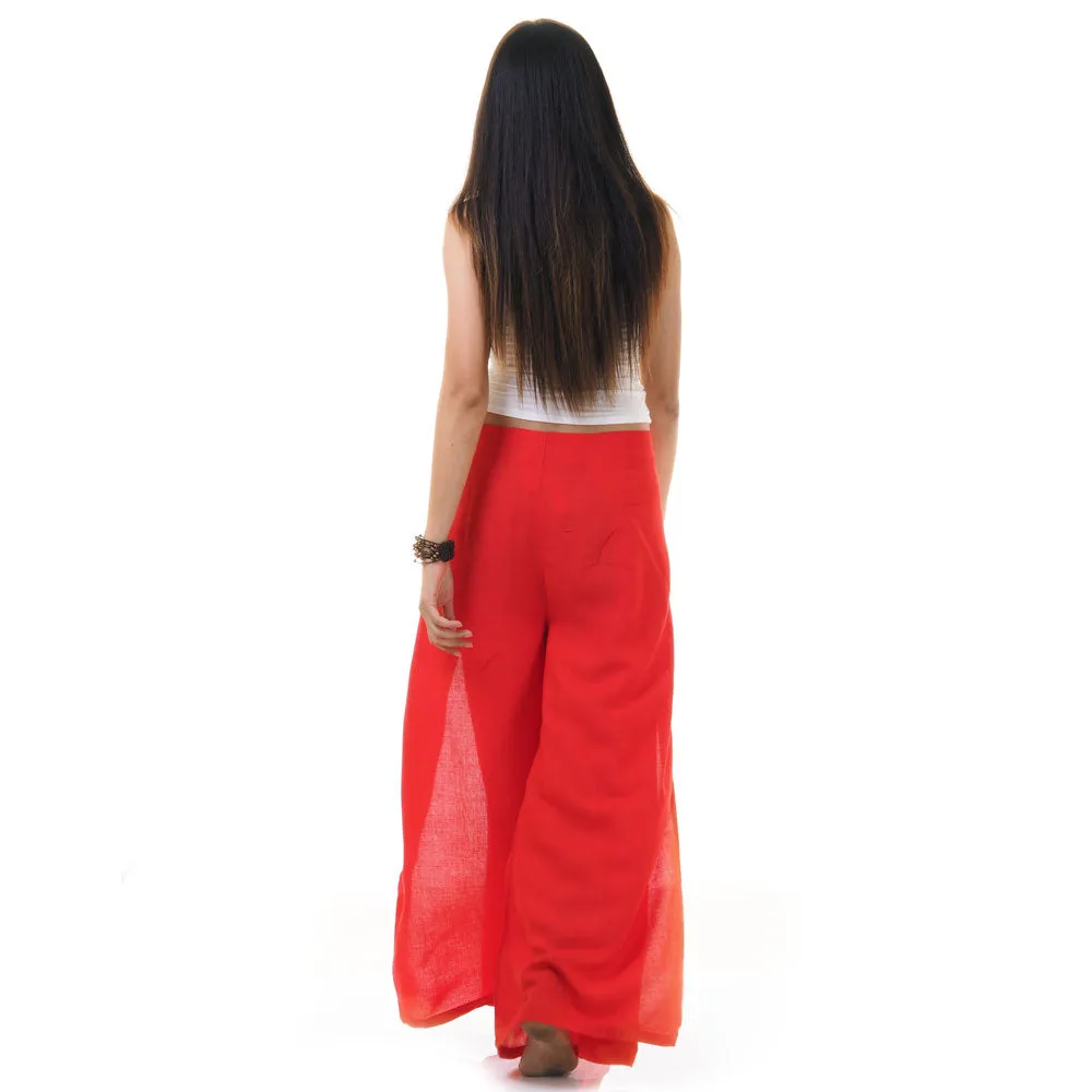 Mystic Maroon Thai Wrap Pants