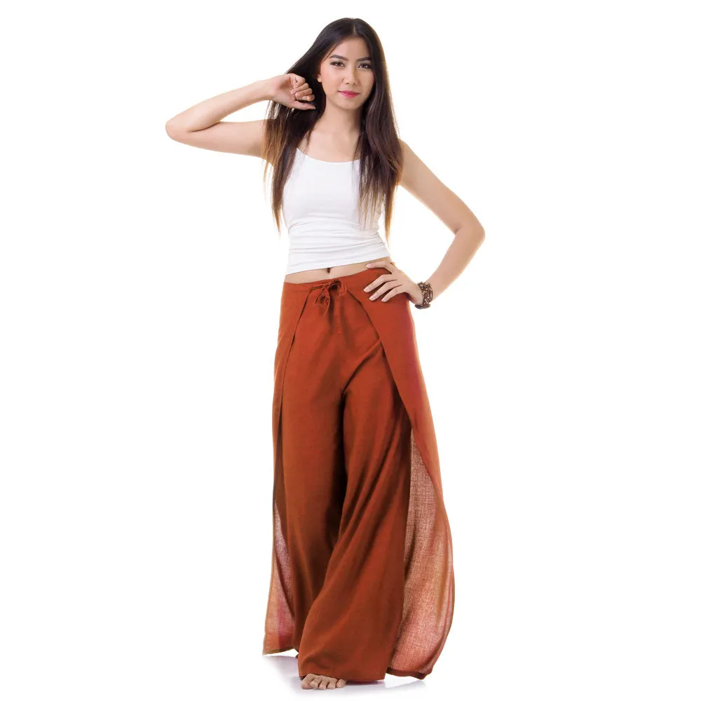 Mystic Maroon Thai Wrap Pants