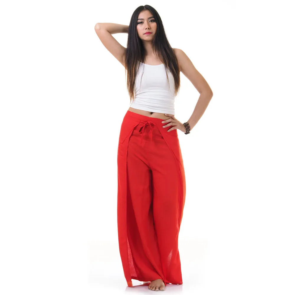 Mystic Maroon Thai Wrap Pants
