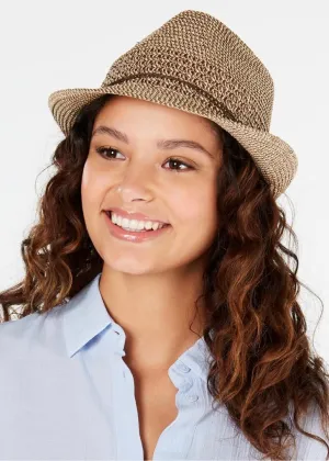 Nine West Packable Fedora - Brown