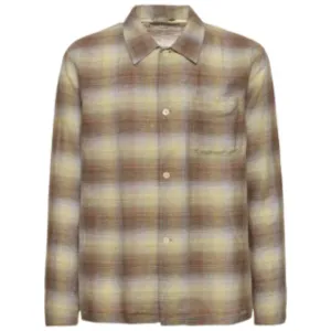 OUR LEGACY BOX CHECKERED SHIRT BROWN