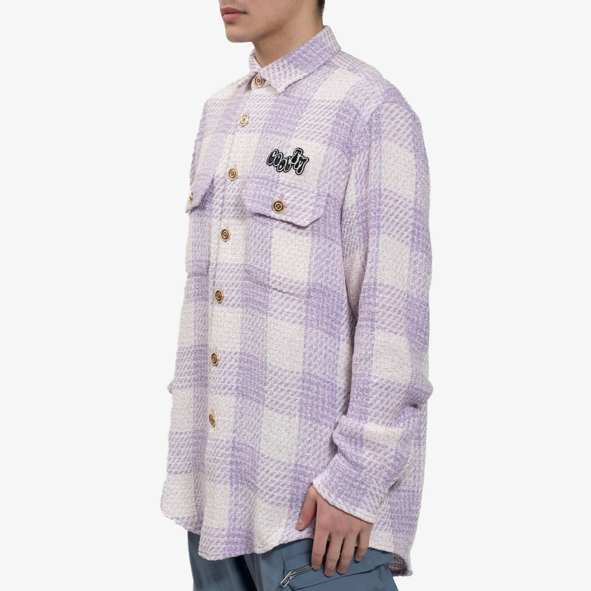 Oversized Tweed Shirt