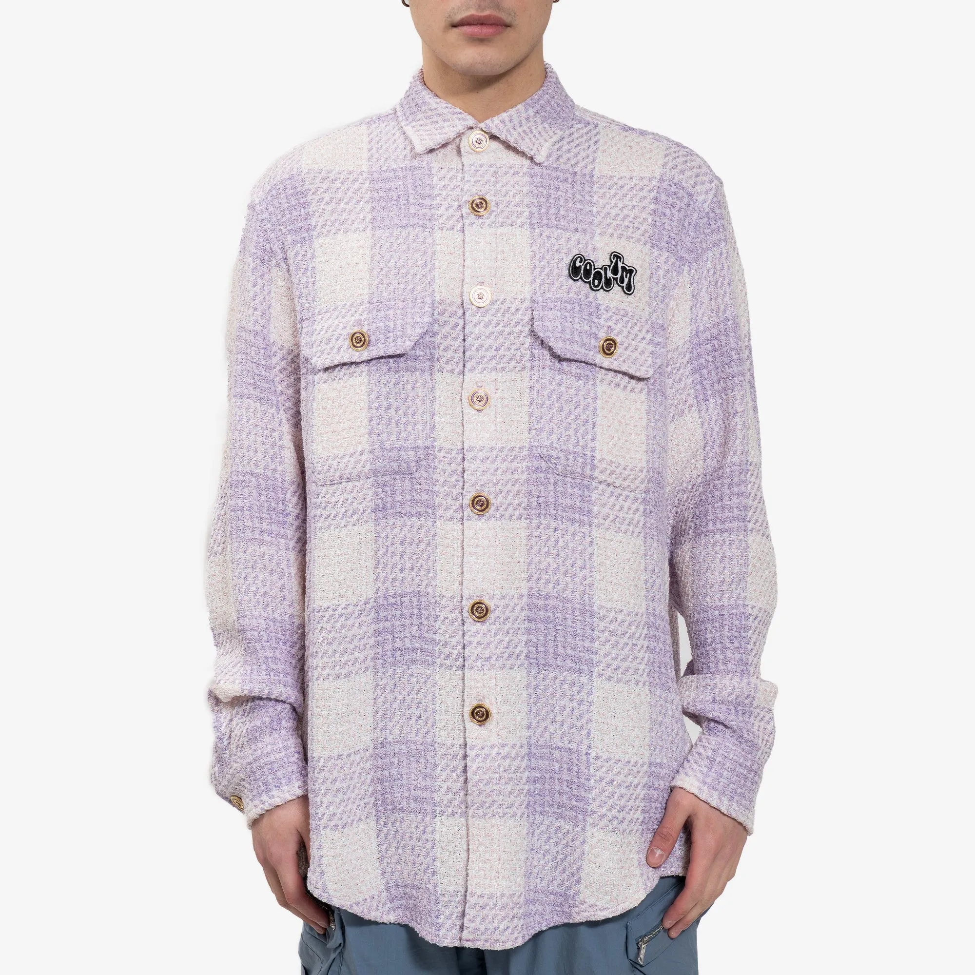 Oversized Tweed Shirt