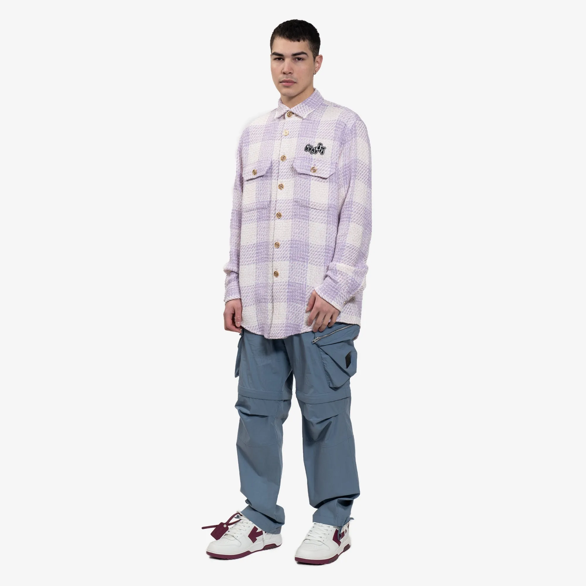 Oversized Tweed Shirt