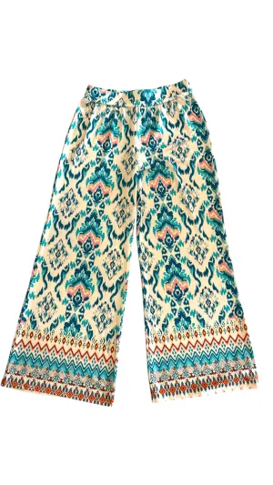 PASTEL AZTEC ELASTIC WAIST PANT