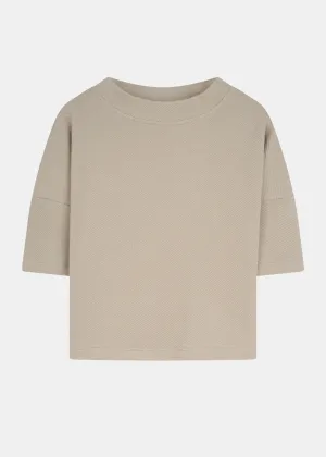 Piqué-T-Shirt GROOT SmokeGrey