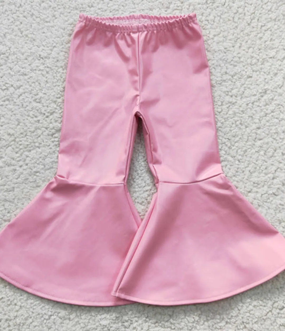 Pleather bell pants