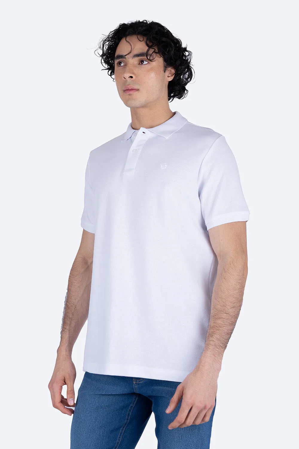 Polo piqu blanca