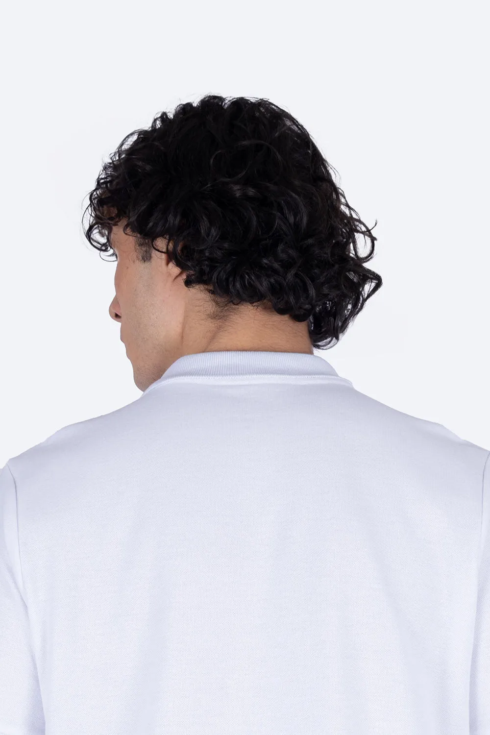 Polo piqu blanca