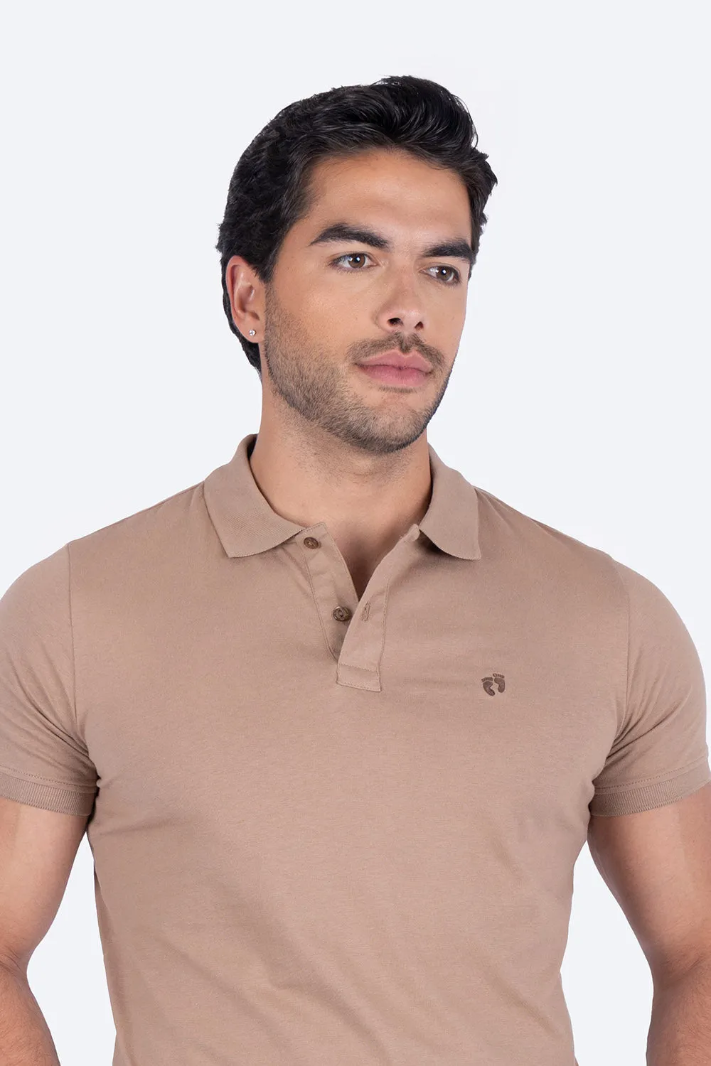 Polo piqu caf