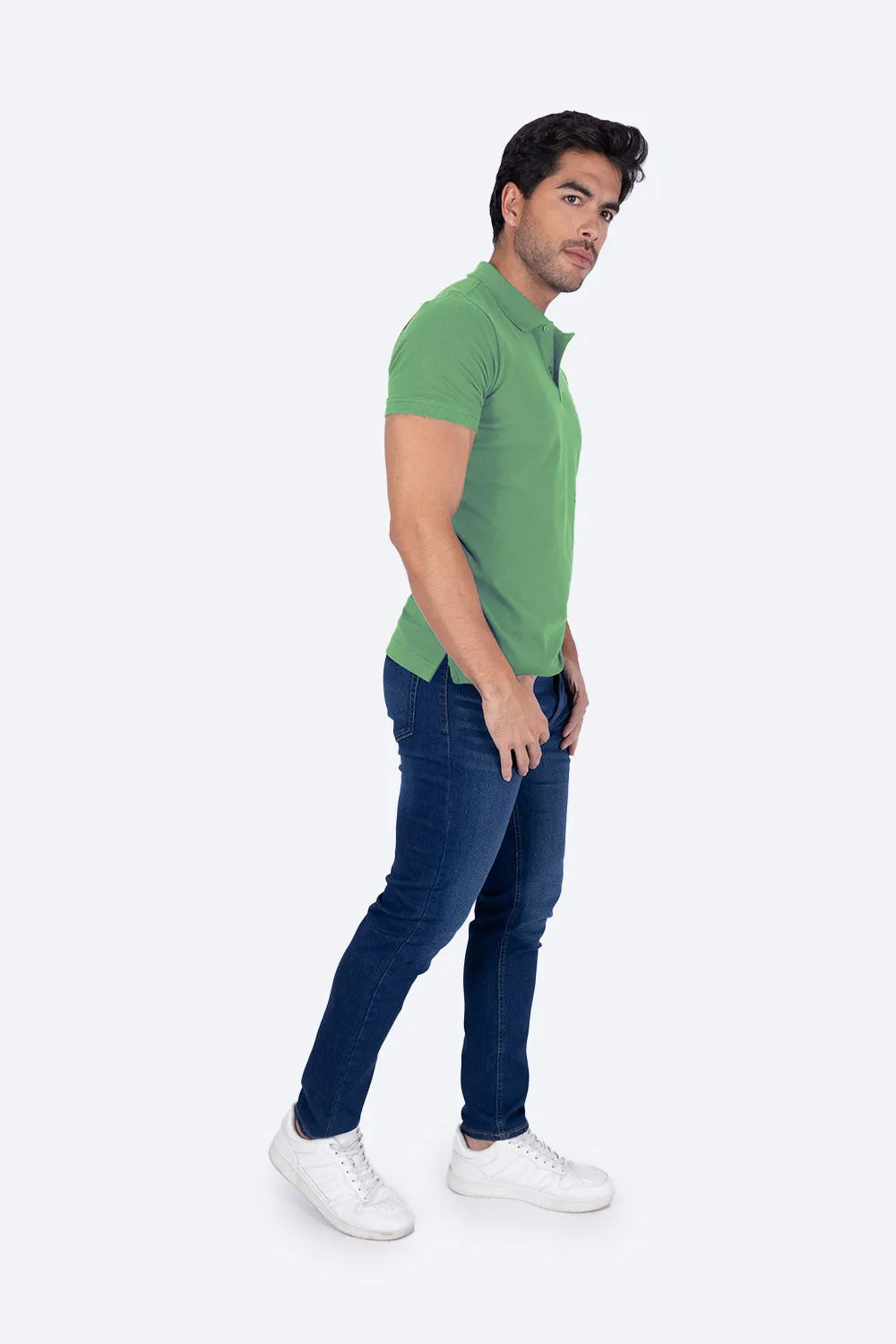 Polo piqu verde
