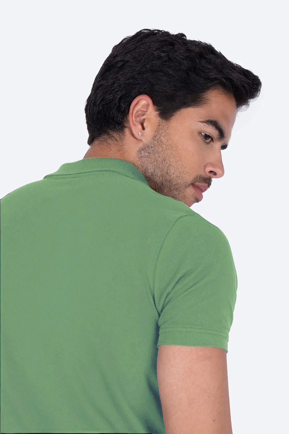 Polo piqu verde