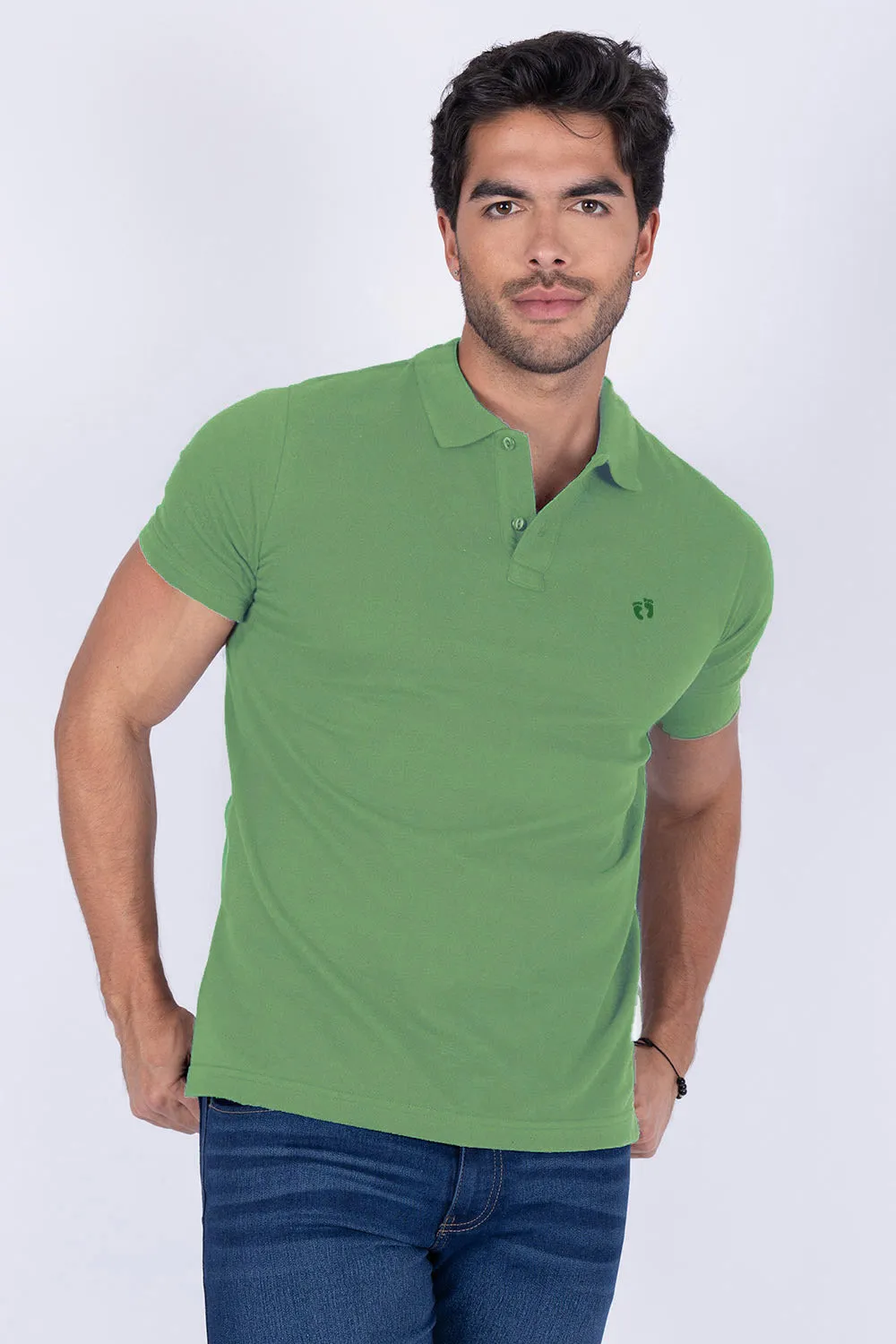 Polo piqu verde