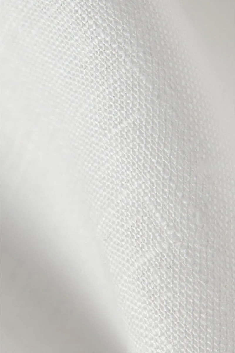 Premium French Linen Long Sleeve Button-Down Shirt