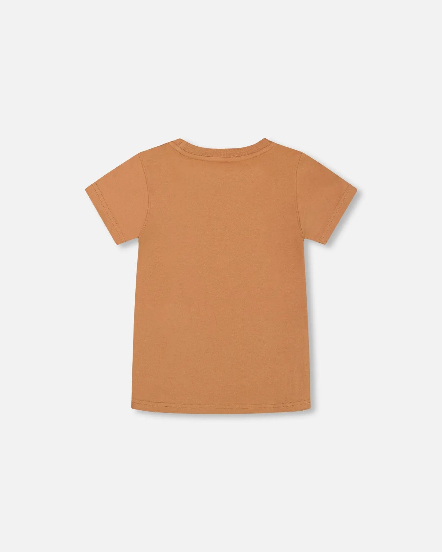 Printed Organic Cotton Tee Orange Sunset